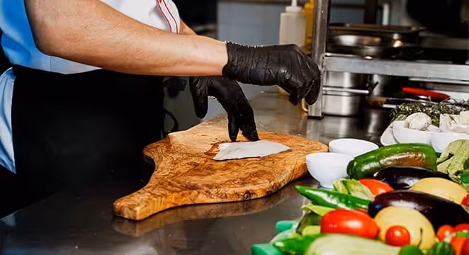Cuisine méditerranéenne saine et équilibrée préparée par un traiteur tunisien