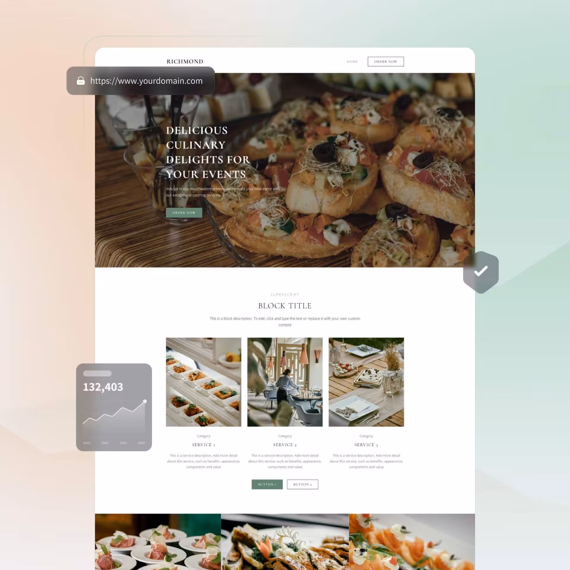 site traiteur professionnel