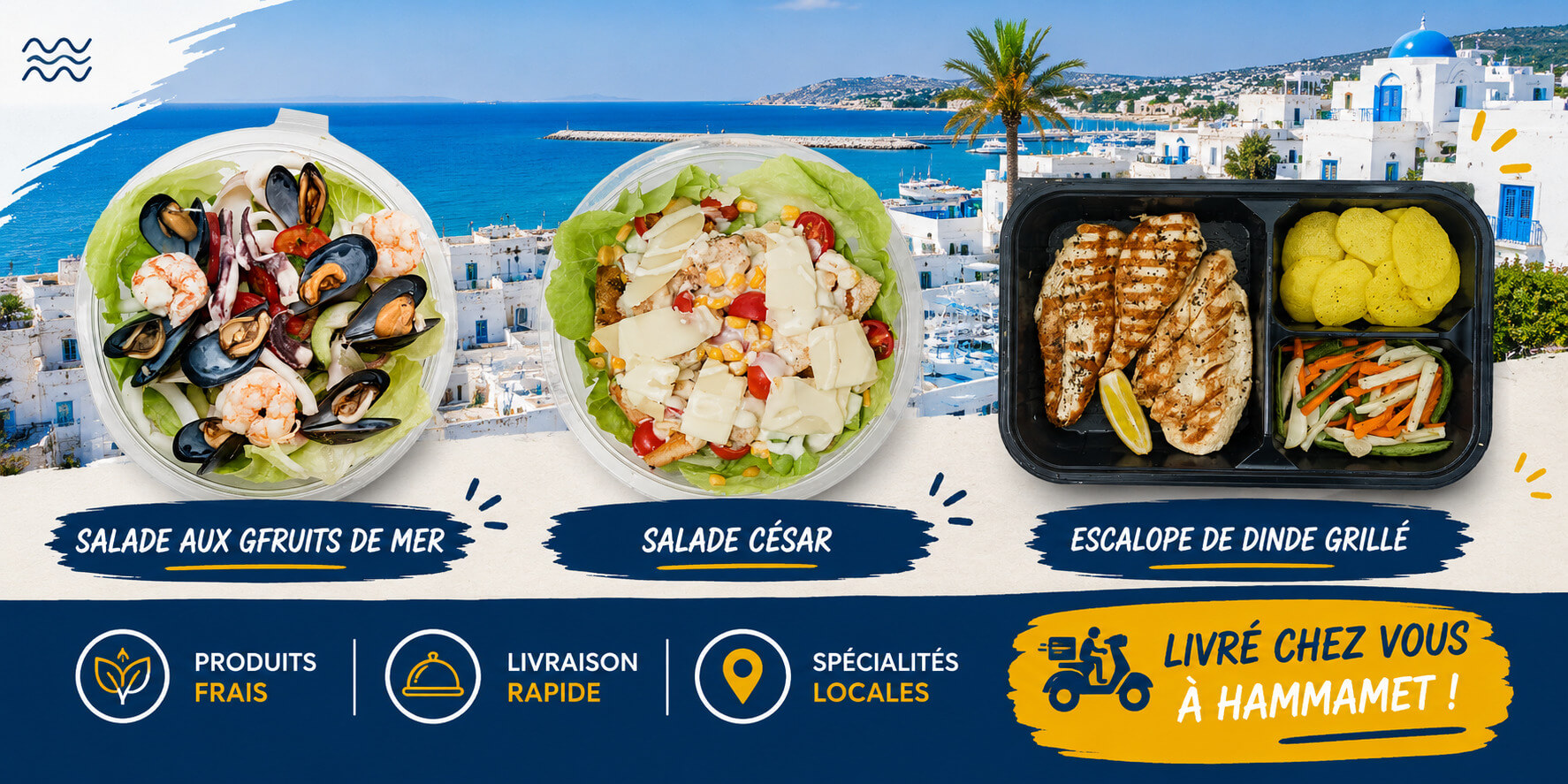 healthy fodd à 
hammamet