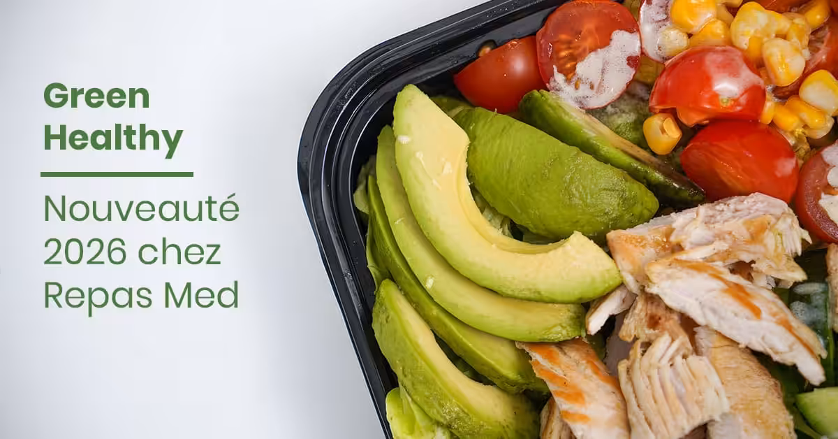 Green Healthy 2026 : le nouveau plat healthy de Repas Med pour manger sain au quotidien