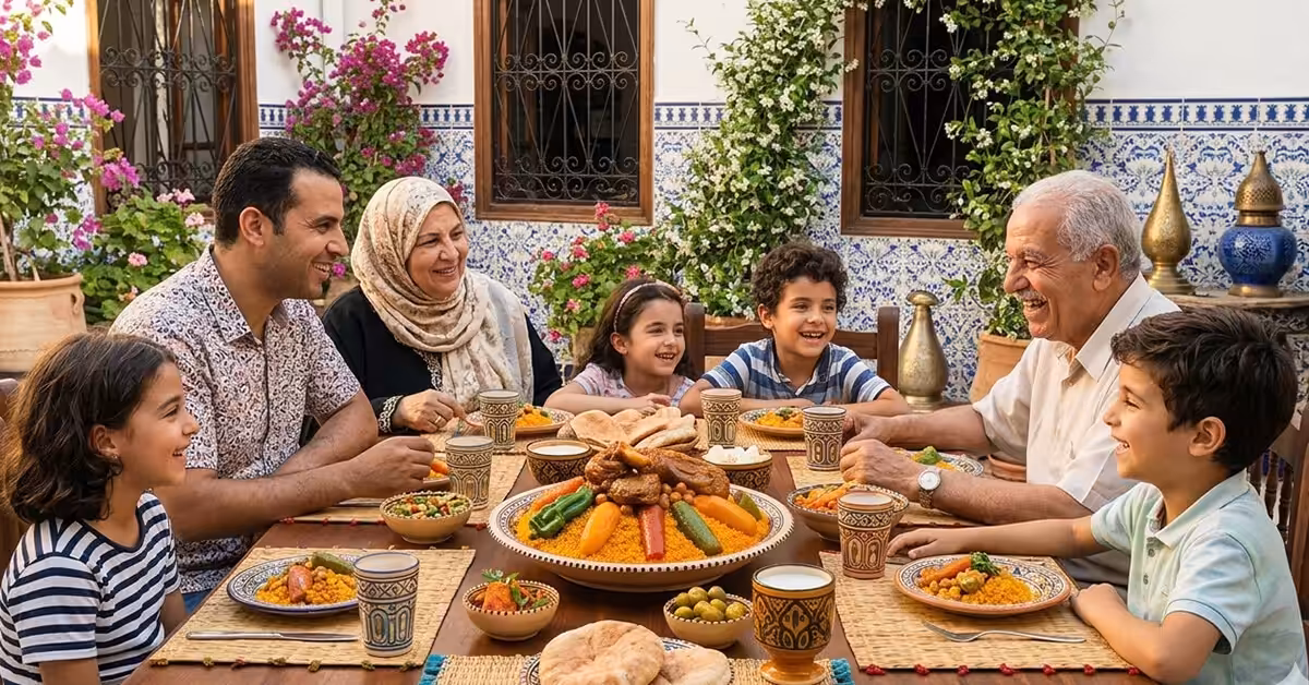Recette couscous tunisien traditionnel et où commander à Nabeul et Hammamet
